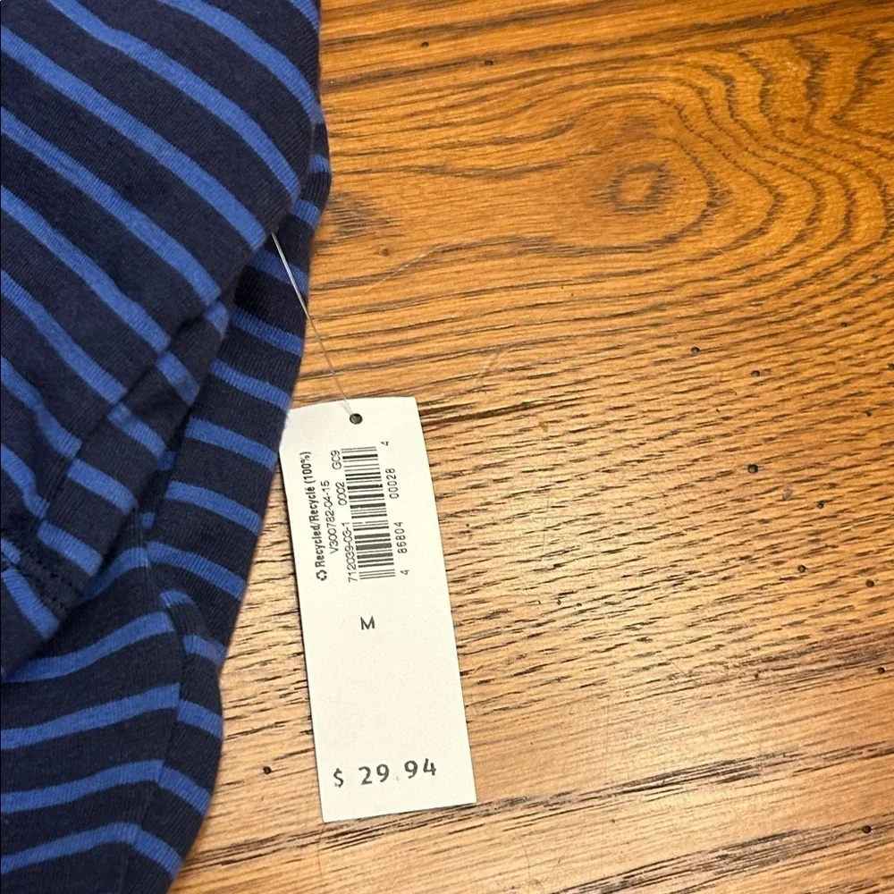 Old Navy Navy Blue Striped Kids Dress